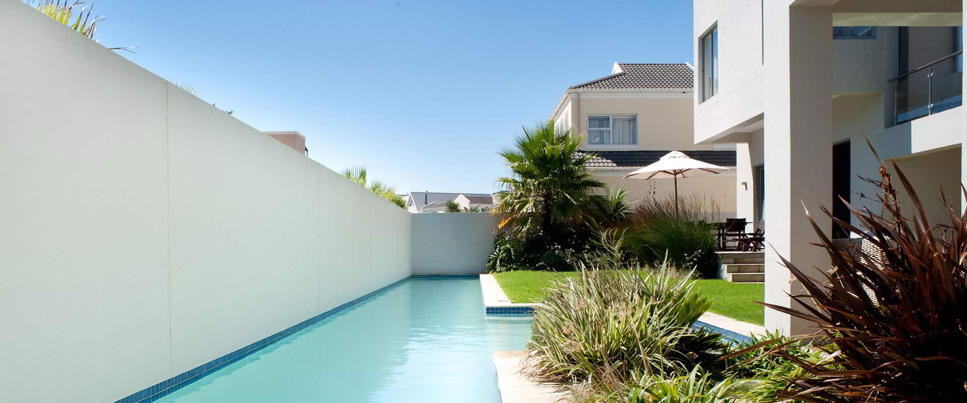 da Heim Guesthouse Kapstadt Pool und Garten